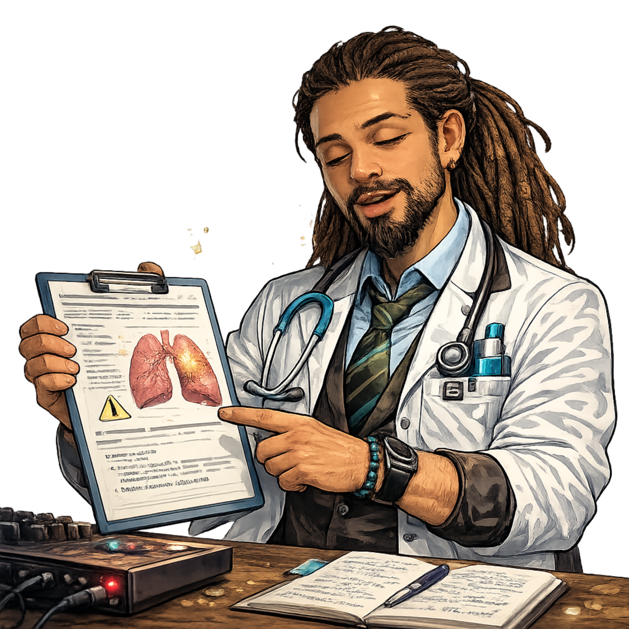 Fallbeispiel Dude Illustration